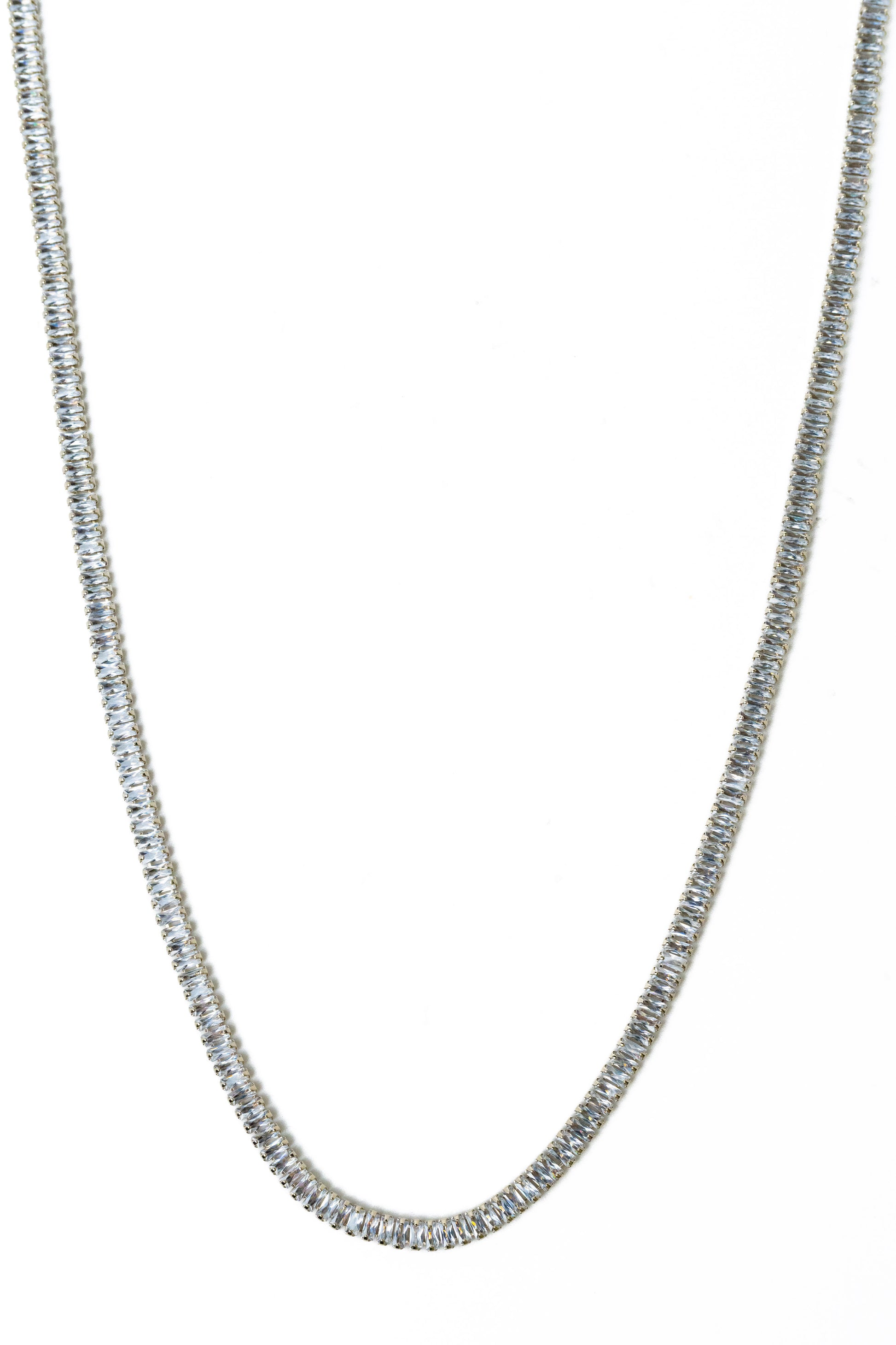 What Happens In Vegas Necklace - Metallic Linen