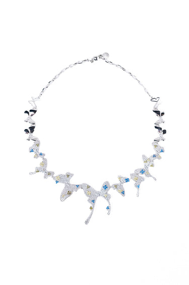 Butterfly Paradise Necklace - Silver
