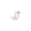 Pink Kisses Ring - Silver Petal