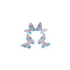 Crystal Wings Earrings - Silver Dream