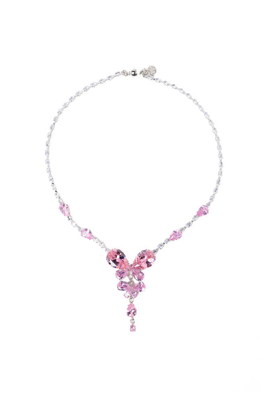 Tropicana Wings Necklace - Silver Petal
