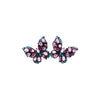 Sunset Wings Earrings - Gunmetal Sunset