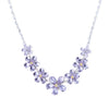 Tropical Bloom Necklace - Silver Lilac Kiss