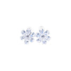 Tropical Bloom Earrings Small - White
