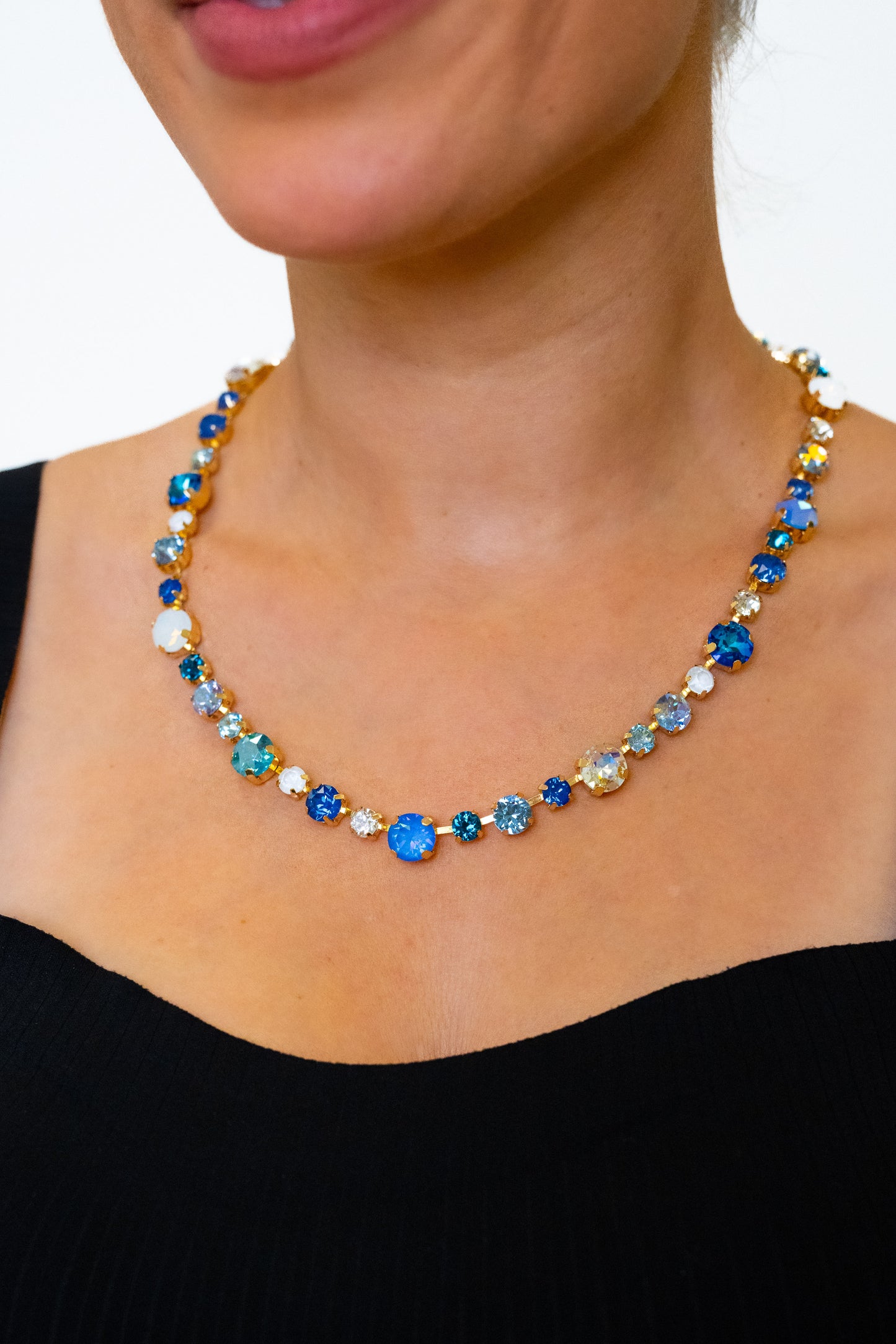 Lucy In The Sky Necklace - Aqua Sky