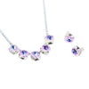 Rio Earring Necklace Set - Lilac Kiss