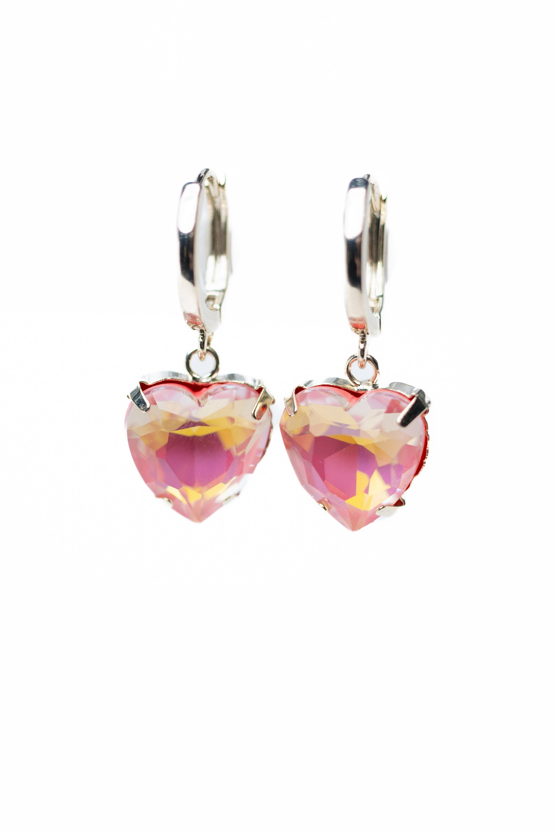 Moonlit Melody Earrings - Metallic Linen Blush