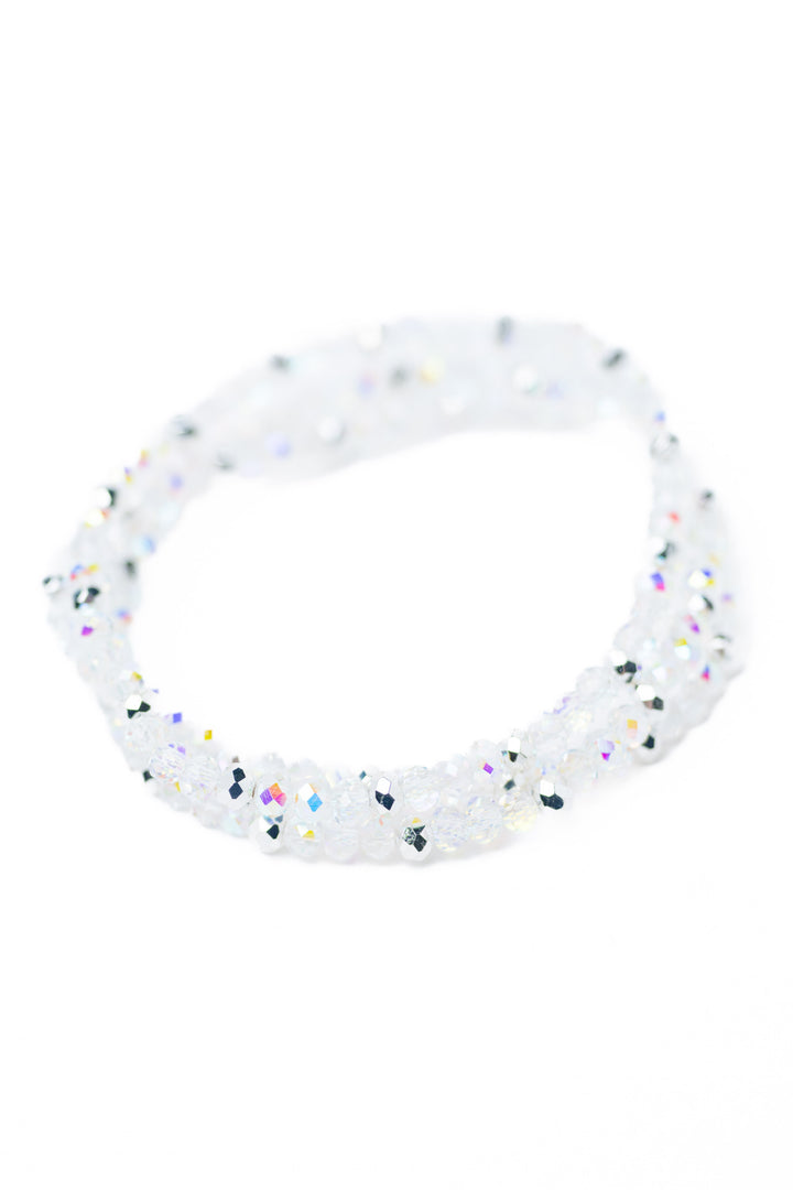 Calla Lilly Bracelet Set- Snow Glow