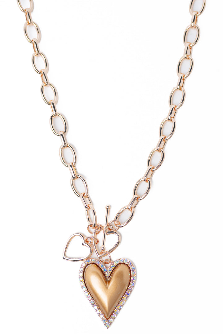 If You Wanna Be My Lover Necklace - Toffee Rose