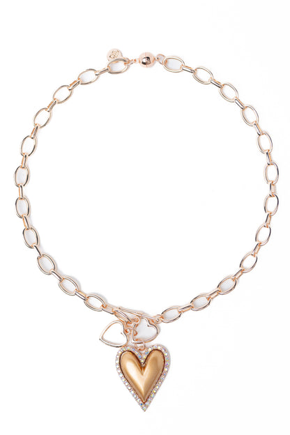 If You Wanna Be My Lover Necklace - Toffee Rose