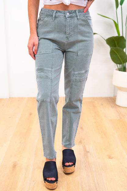 The GOAT By Mica - Mom Cargo Jeans