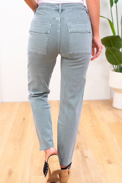 The GOAT By Mica - Mom Cargo Jeans