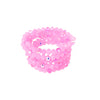 Pop Culture Bracelet Set - Neon Pink