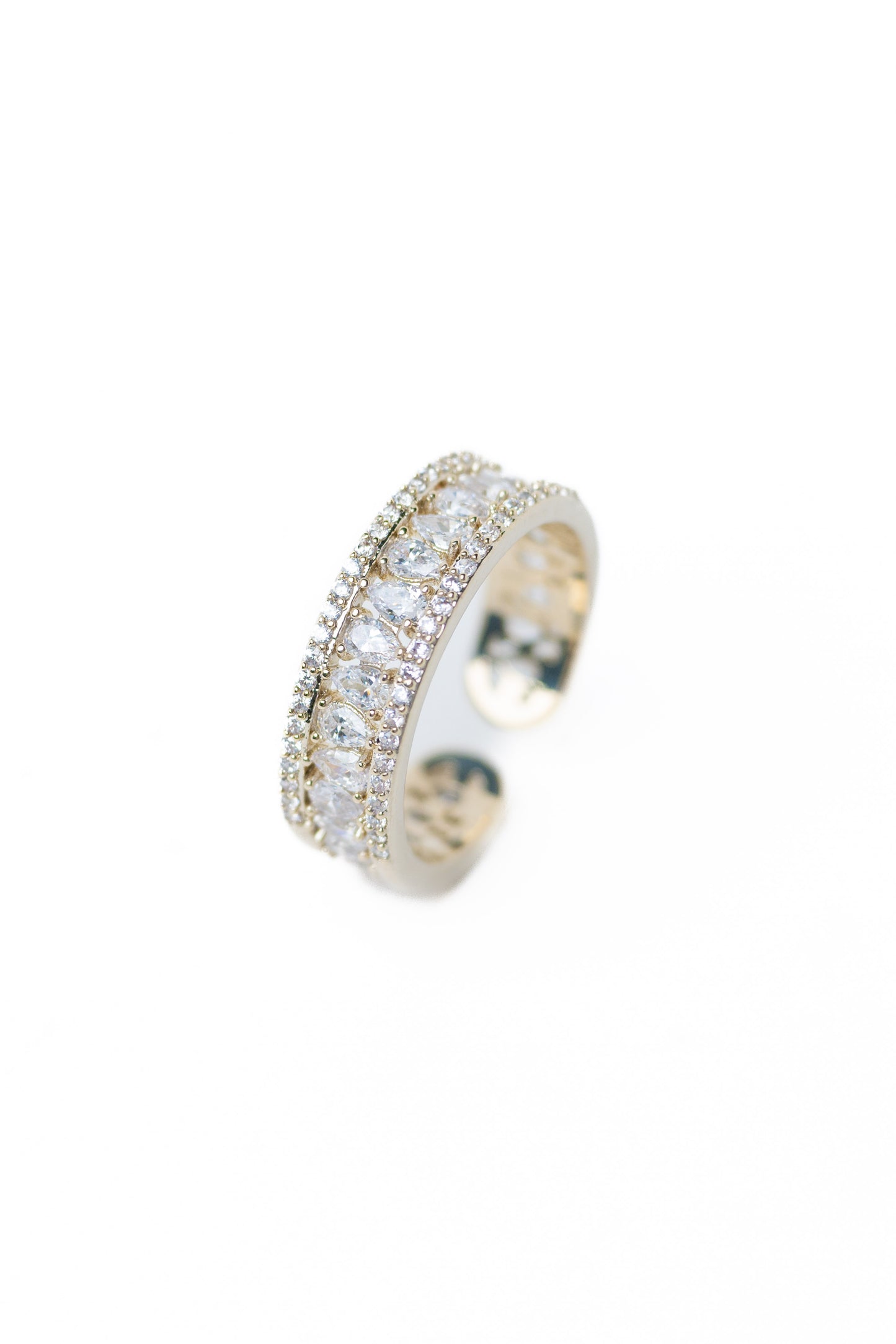 Selene Ring - Metallic Linen
