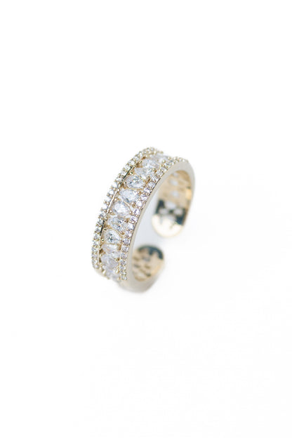 Selene Ring - Metallic Linen