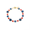 Lucy In The Sky Bracelet - Navy Red