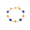 Lucy In The Sky Bracelet - Royal Blue Orange
