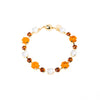 Lucy In The Sky Bracelet - Orange White