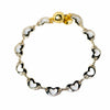 Heartline Bracelet - Metallic Linen
