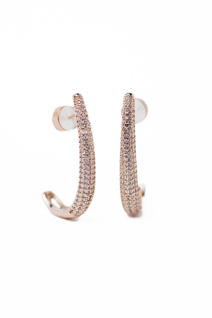 Dancing Queen Earrings - Toffee Rose