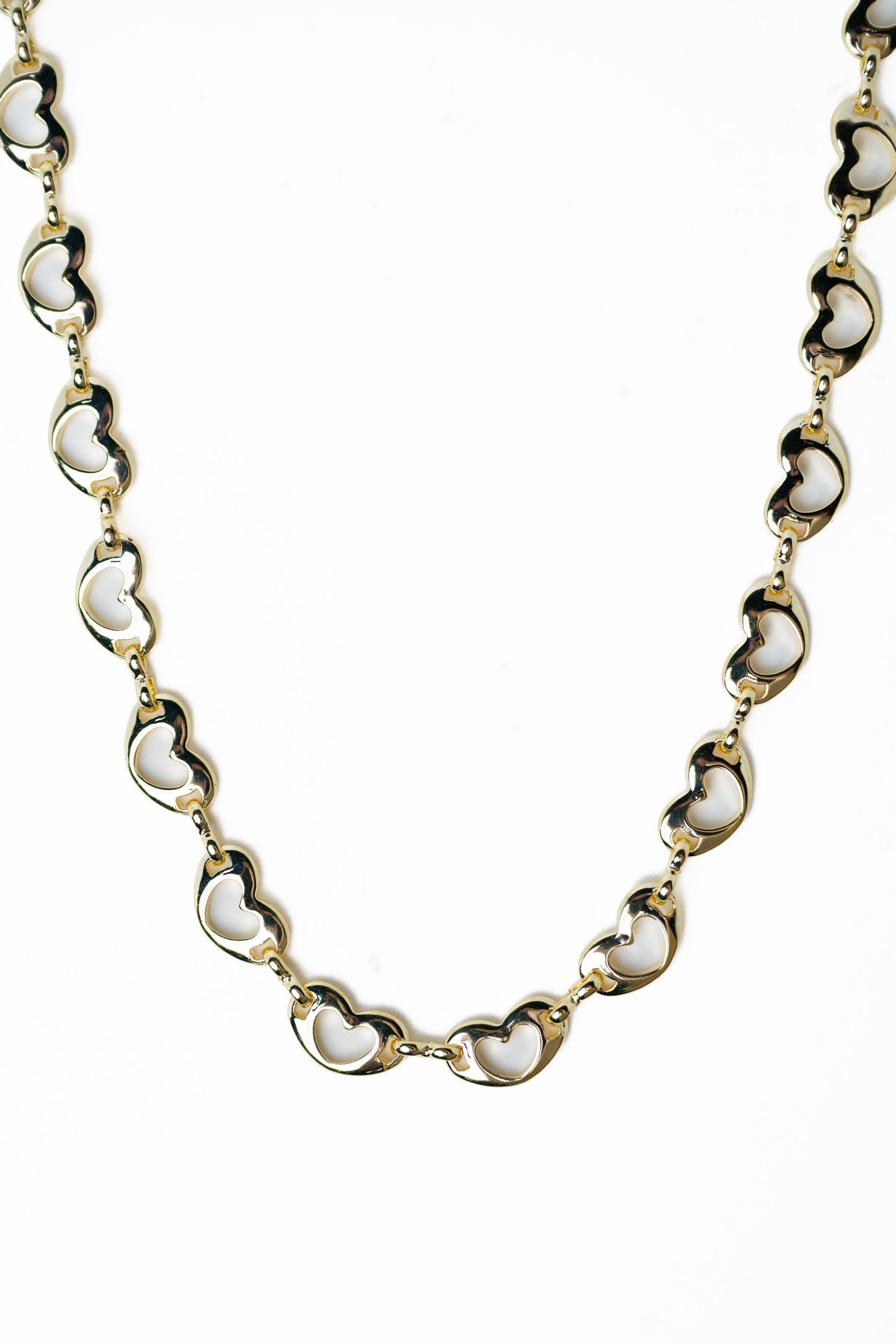Heartline Necklace - Metallic Moonlight