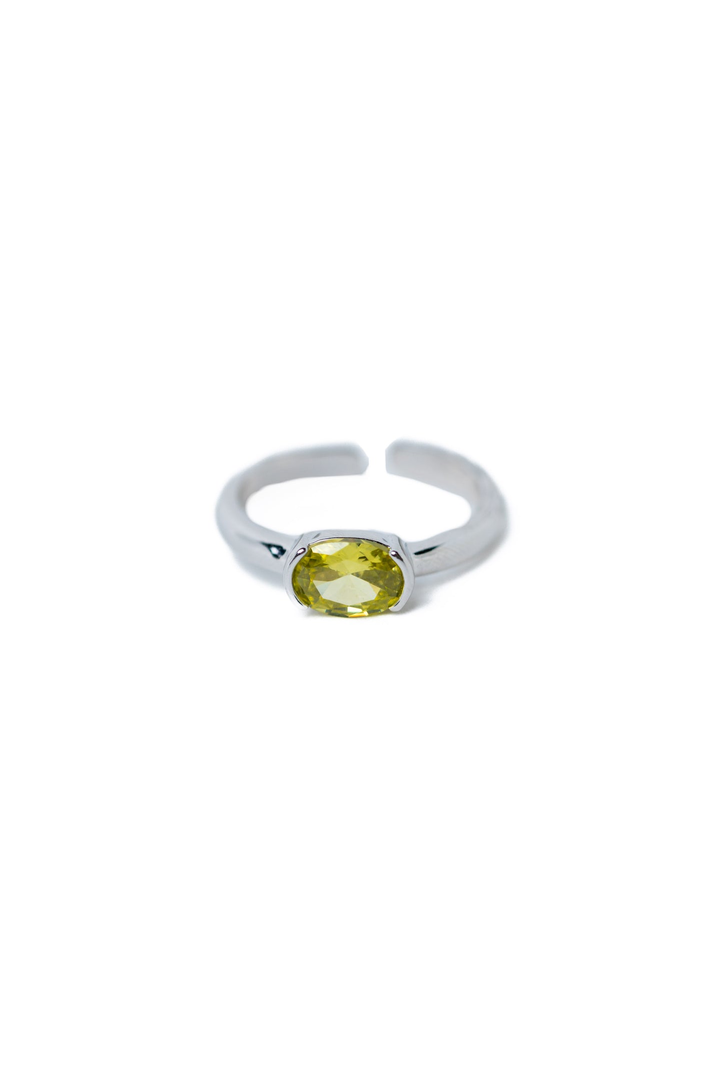 Elani Mist Ring - Silver Olive