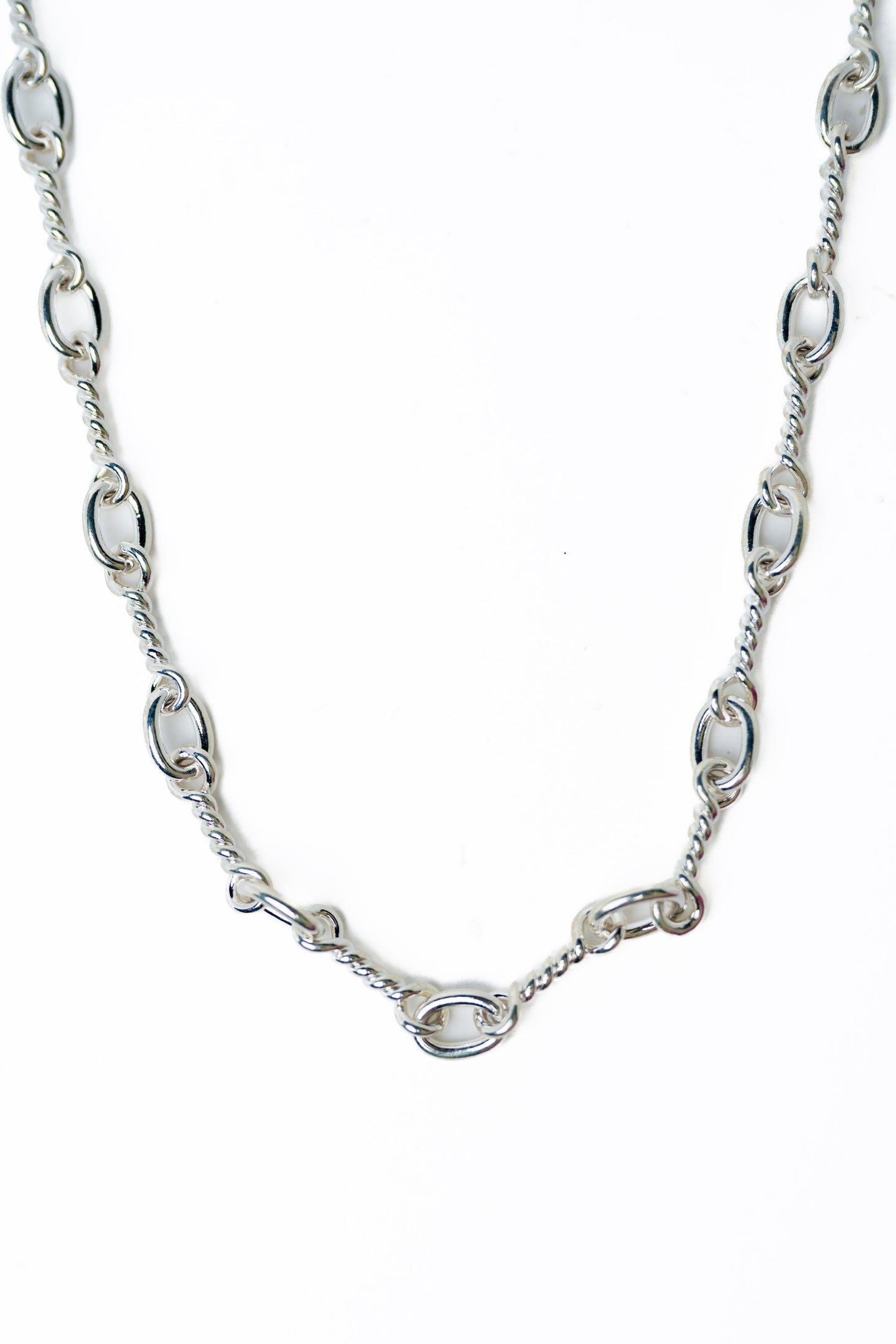 Kyoto Necklace - Liquid Metallic Pearl White