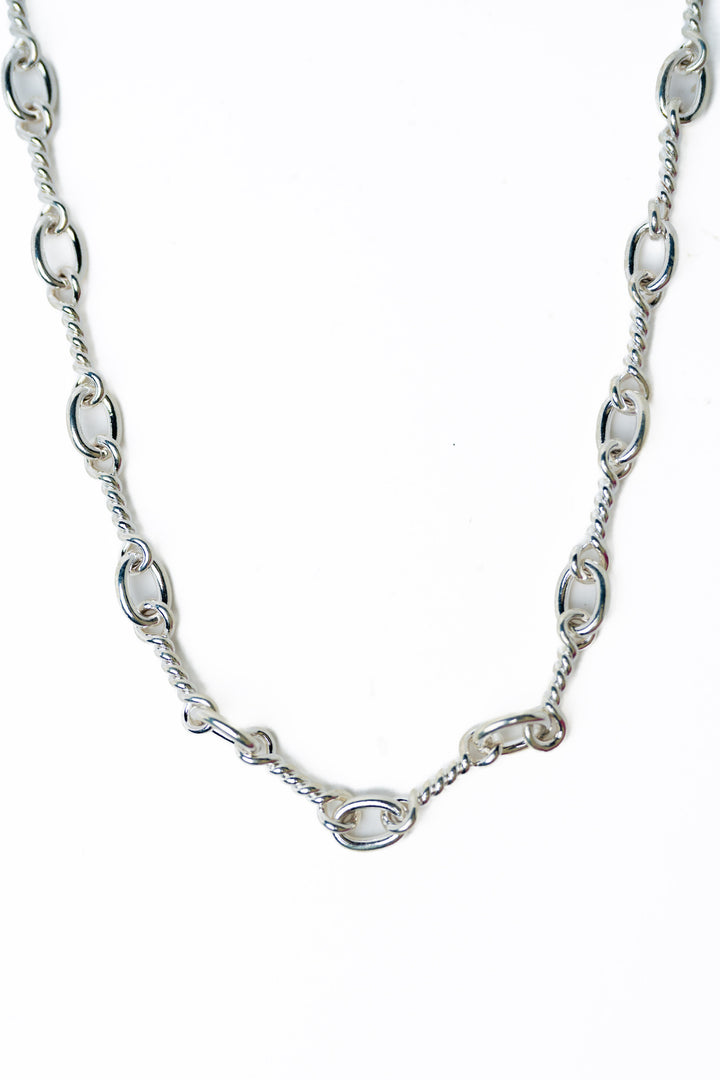Kyoto Necklace - Liquid Metallic Pearl White