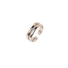 Bella Arc Ring - Metallic Linen
