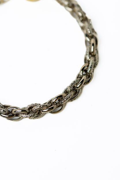 Mila Bracelet - Metallic Linen
