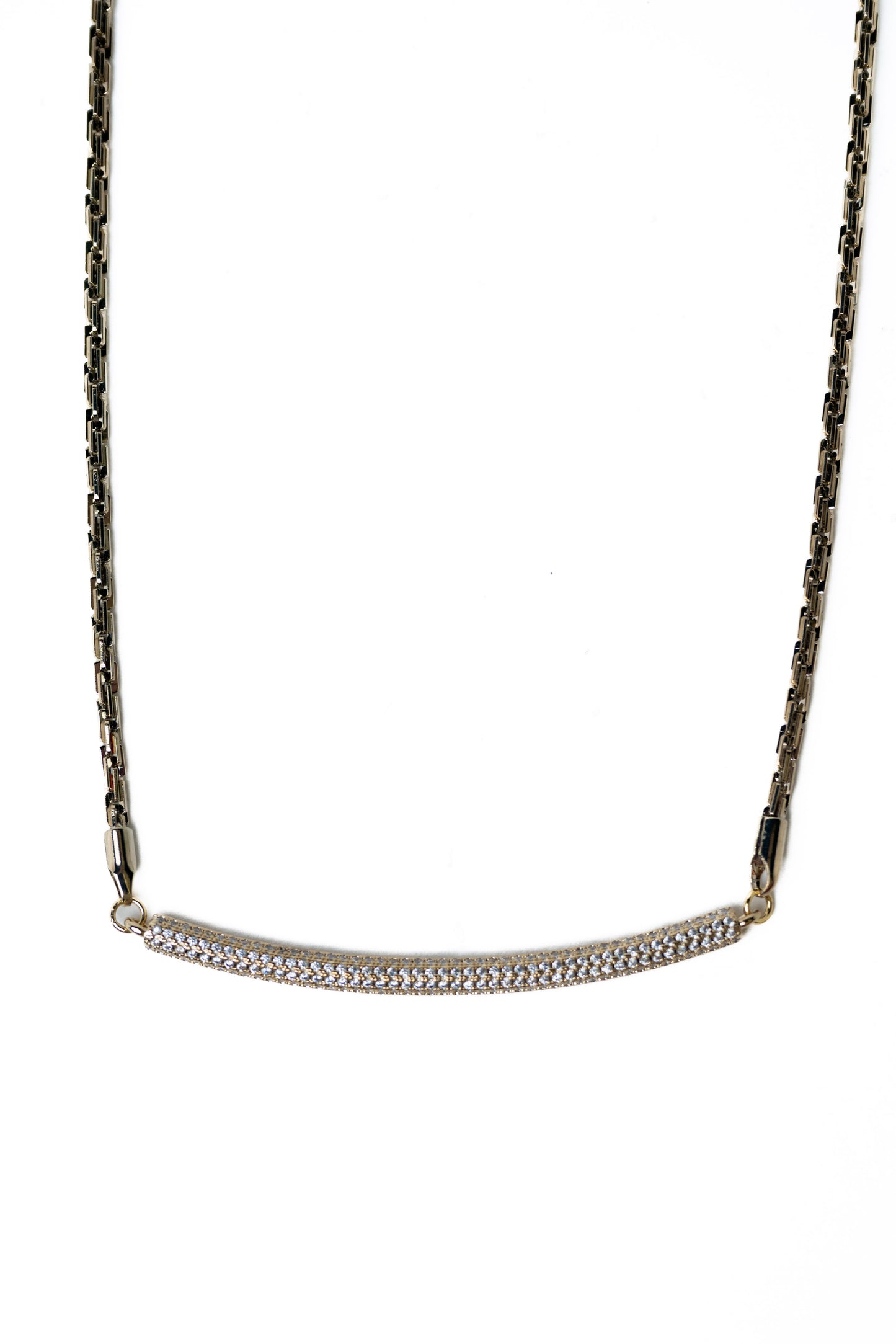 Selene Necklace - Metallic Linen
