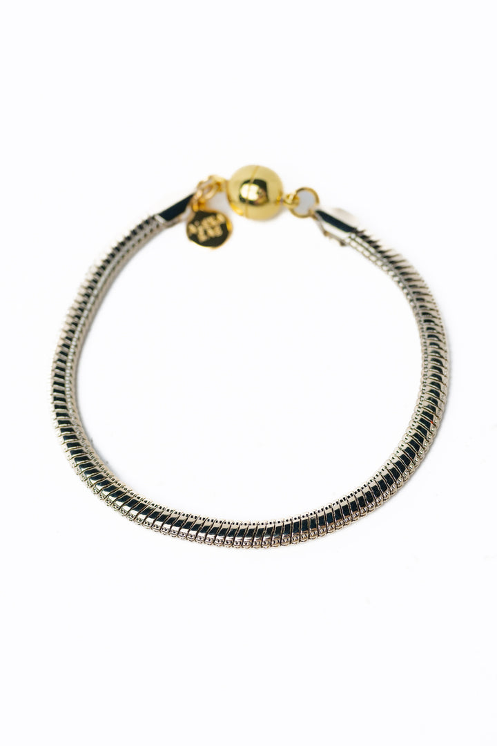 Calia Bracelet - Metallic Linen