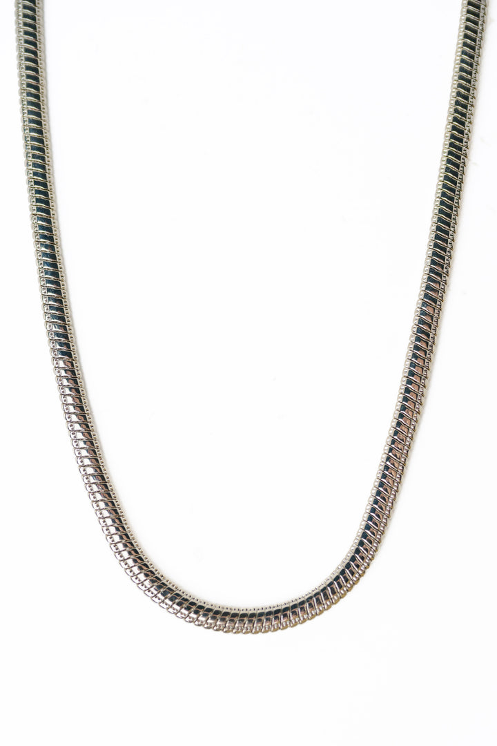 Calia Necklace - Metallic Linen