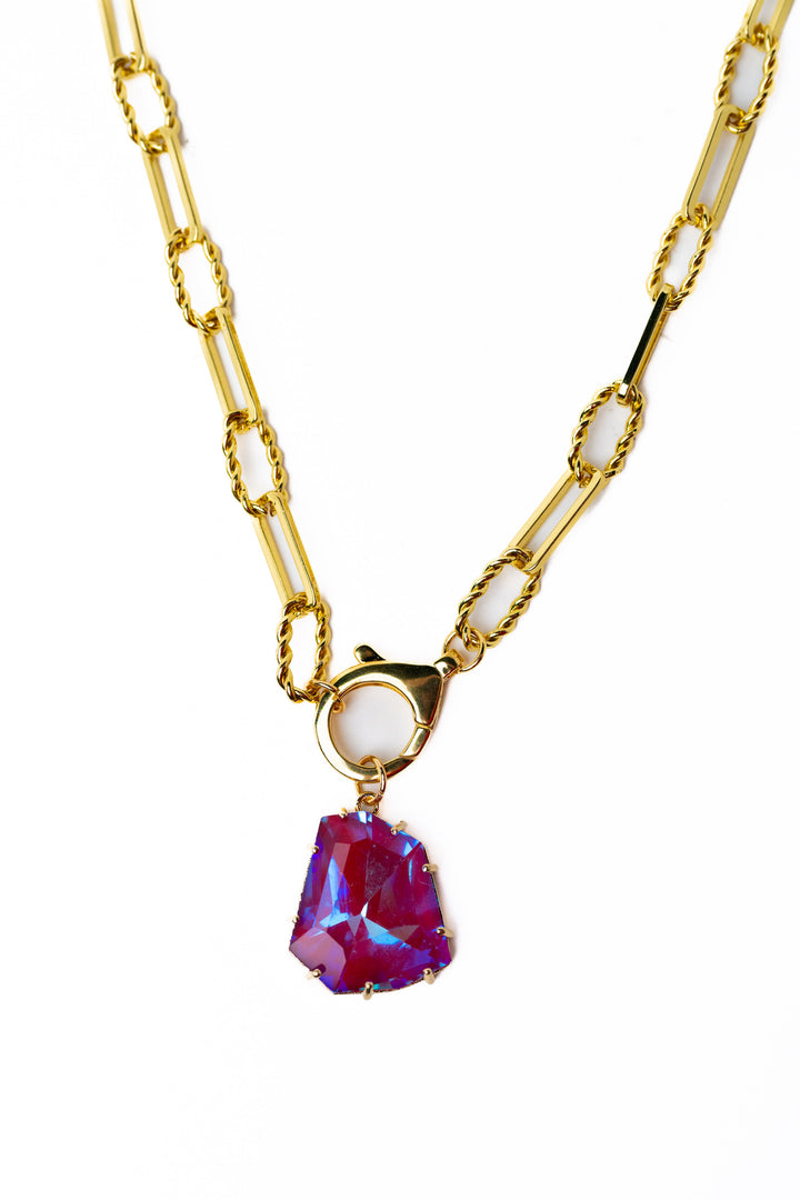 Anastasia Necklace - Gold Wildflower