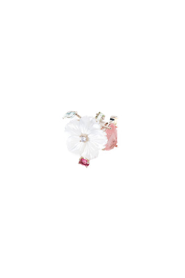 Love In Bloom Ring - Linen