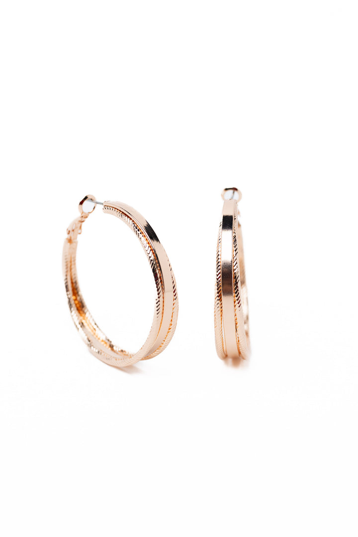 Aida Earrings - Toffee Rose