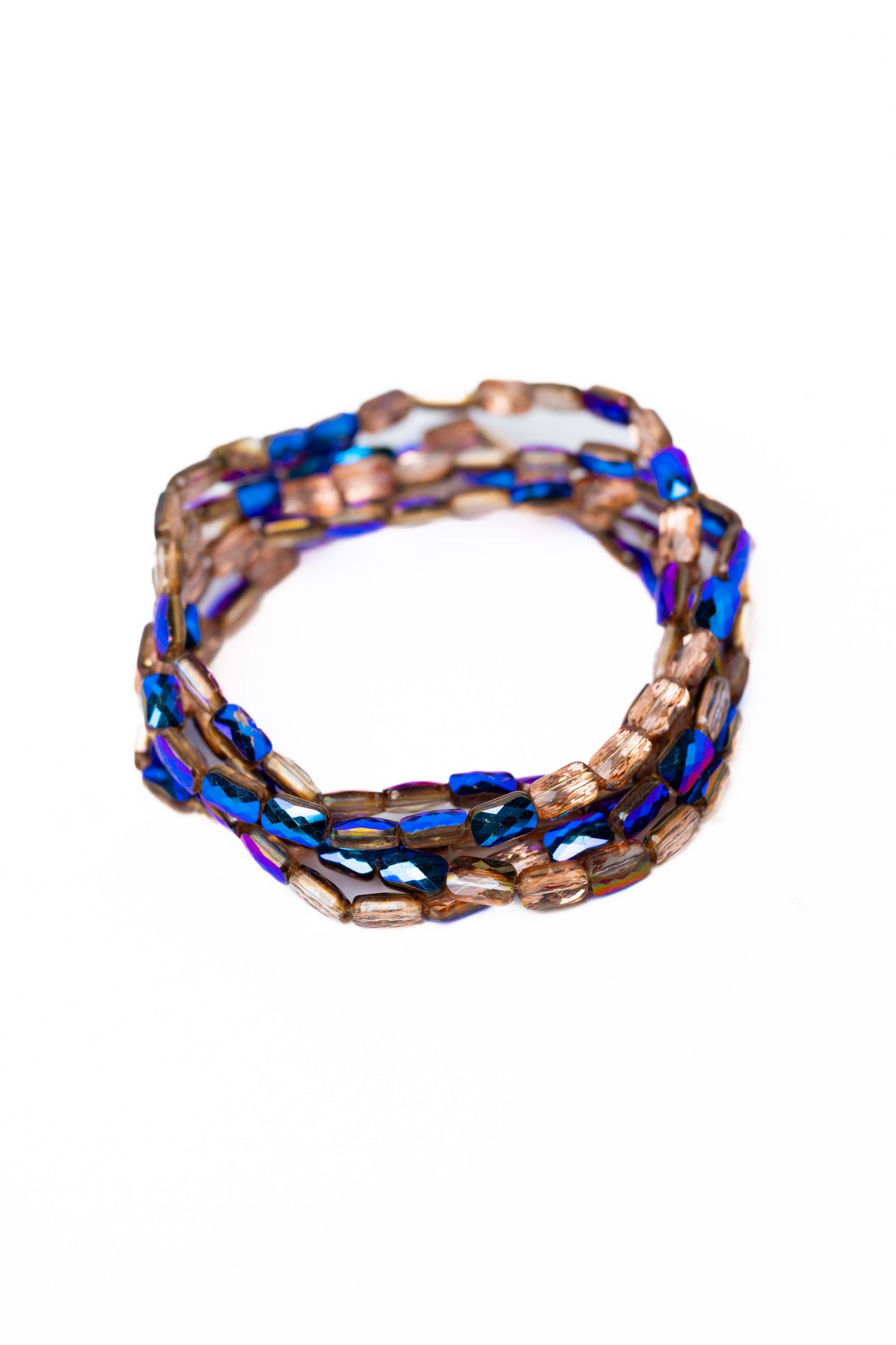 One More Try Bracelet Set - Midnight Rose