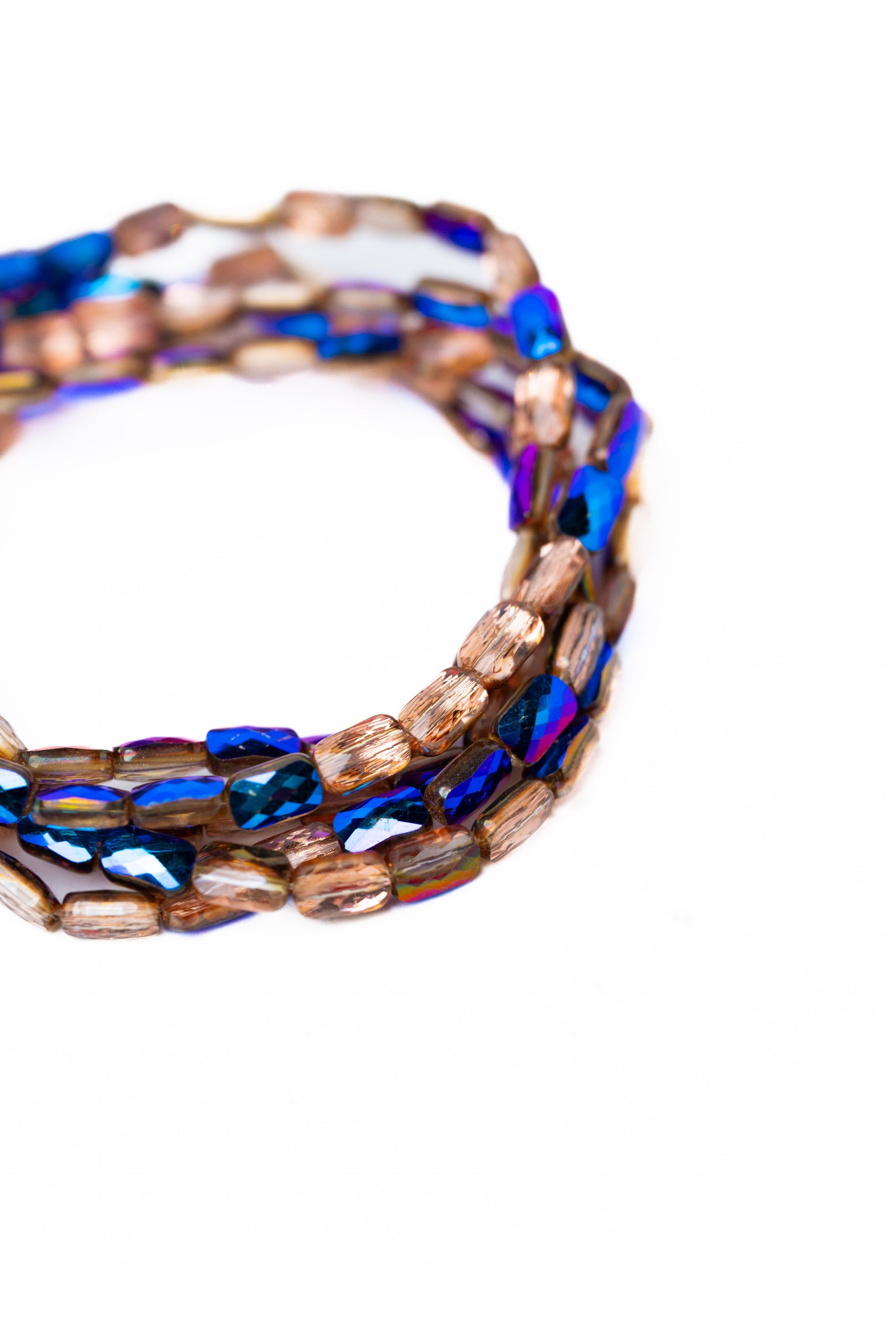 One More Try Bracelet Set - Midnight Rose