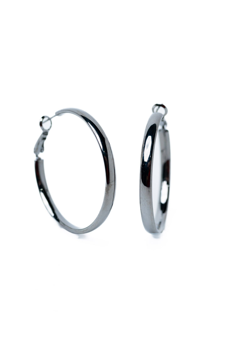 Sky High Hopes Earrings - Gunmetal