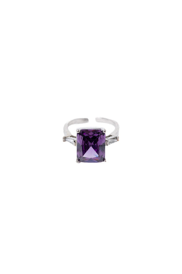 Rose Spark Ring - Silver Lilac