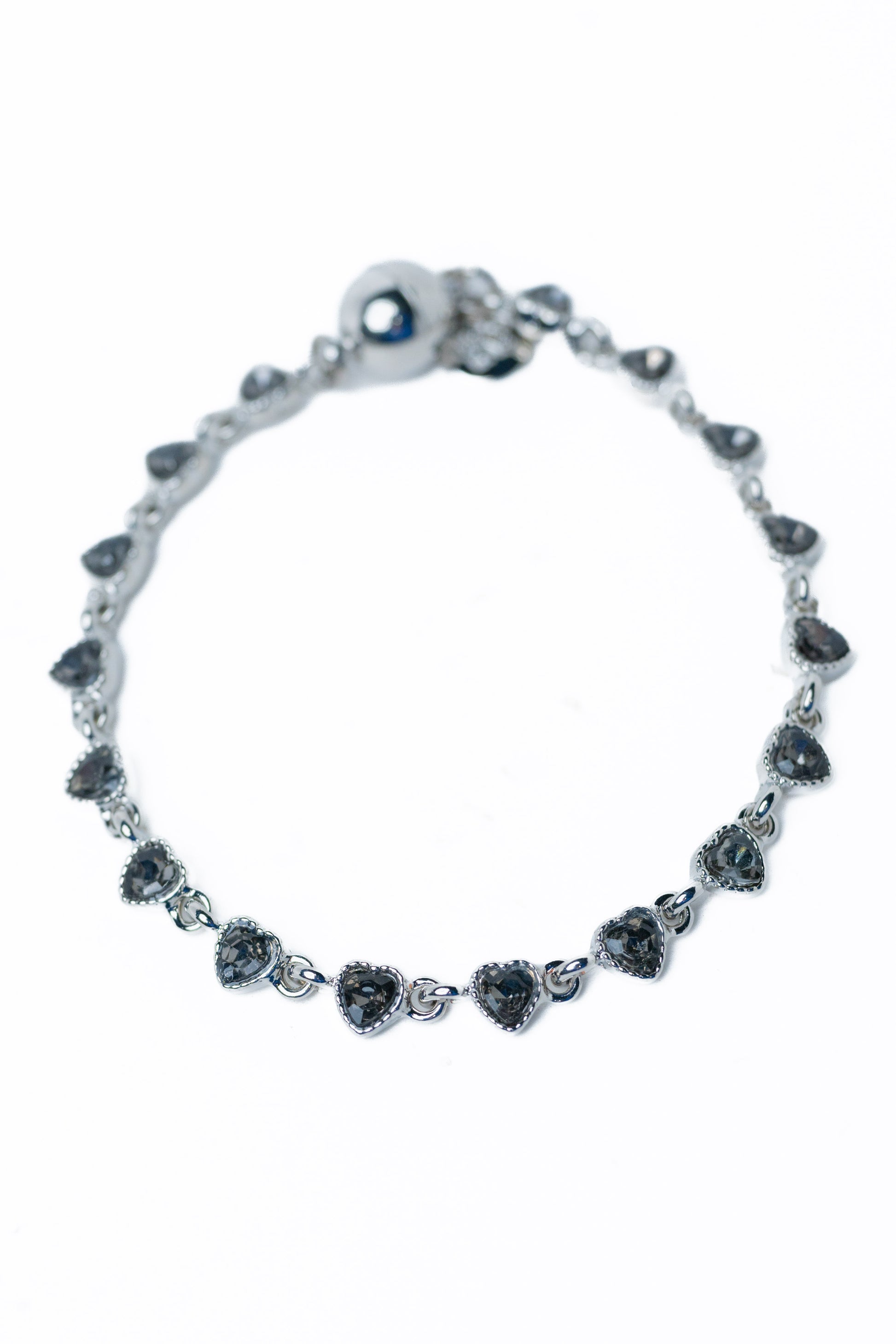 Burning Love Bracelet - Silver Smokey