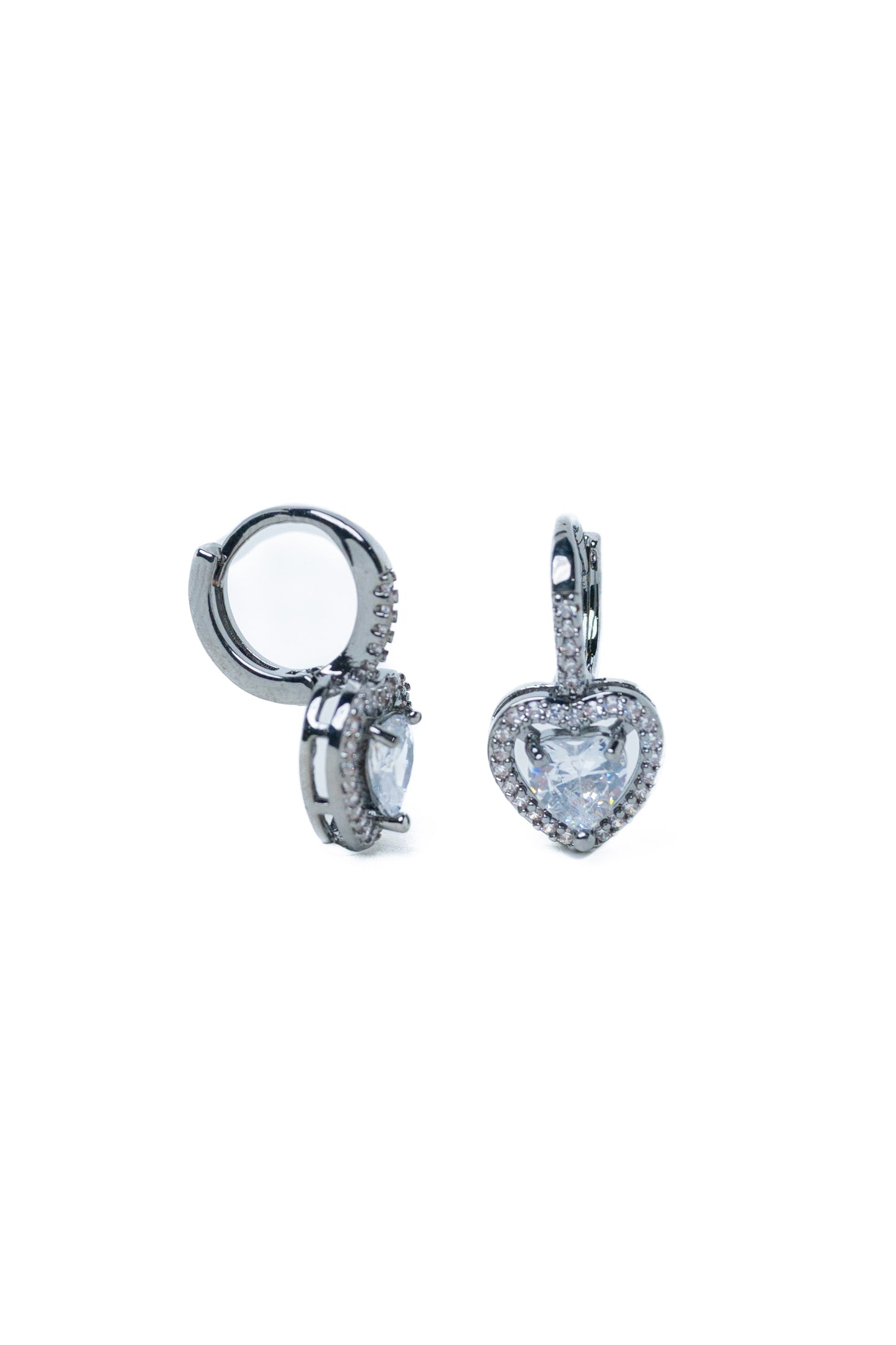 Love Secrets Earrings - Gunmetal
