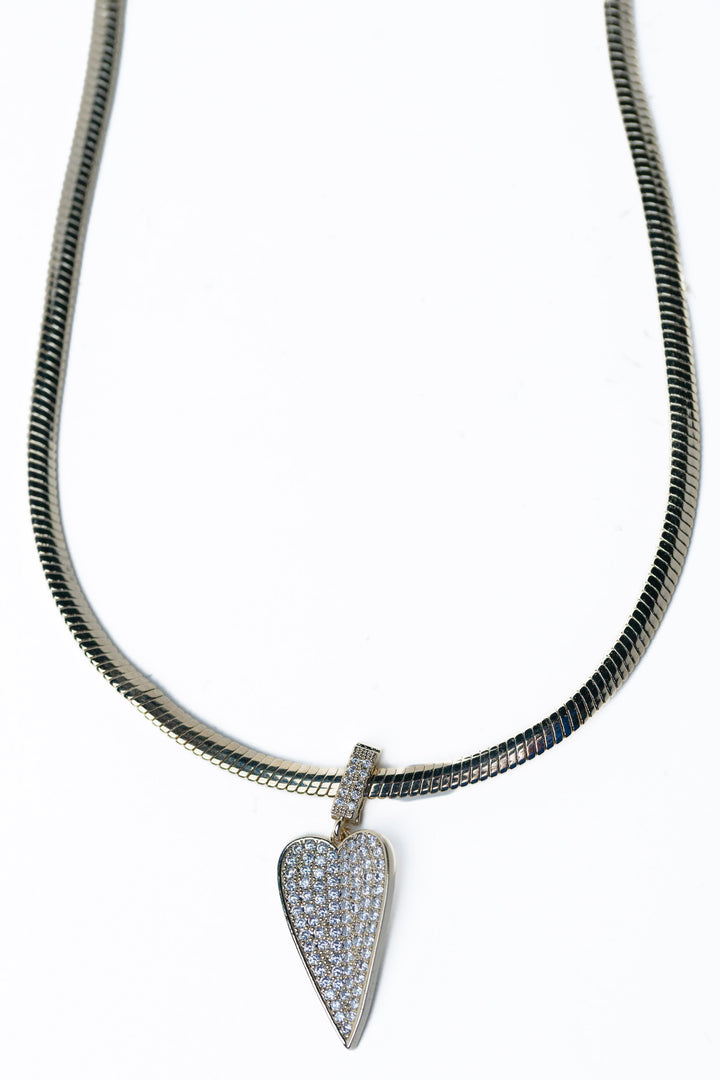 Ever After Necklace - Metallic Linen