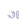 Lara Earrings - Metallic Lilac Kiss