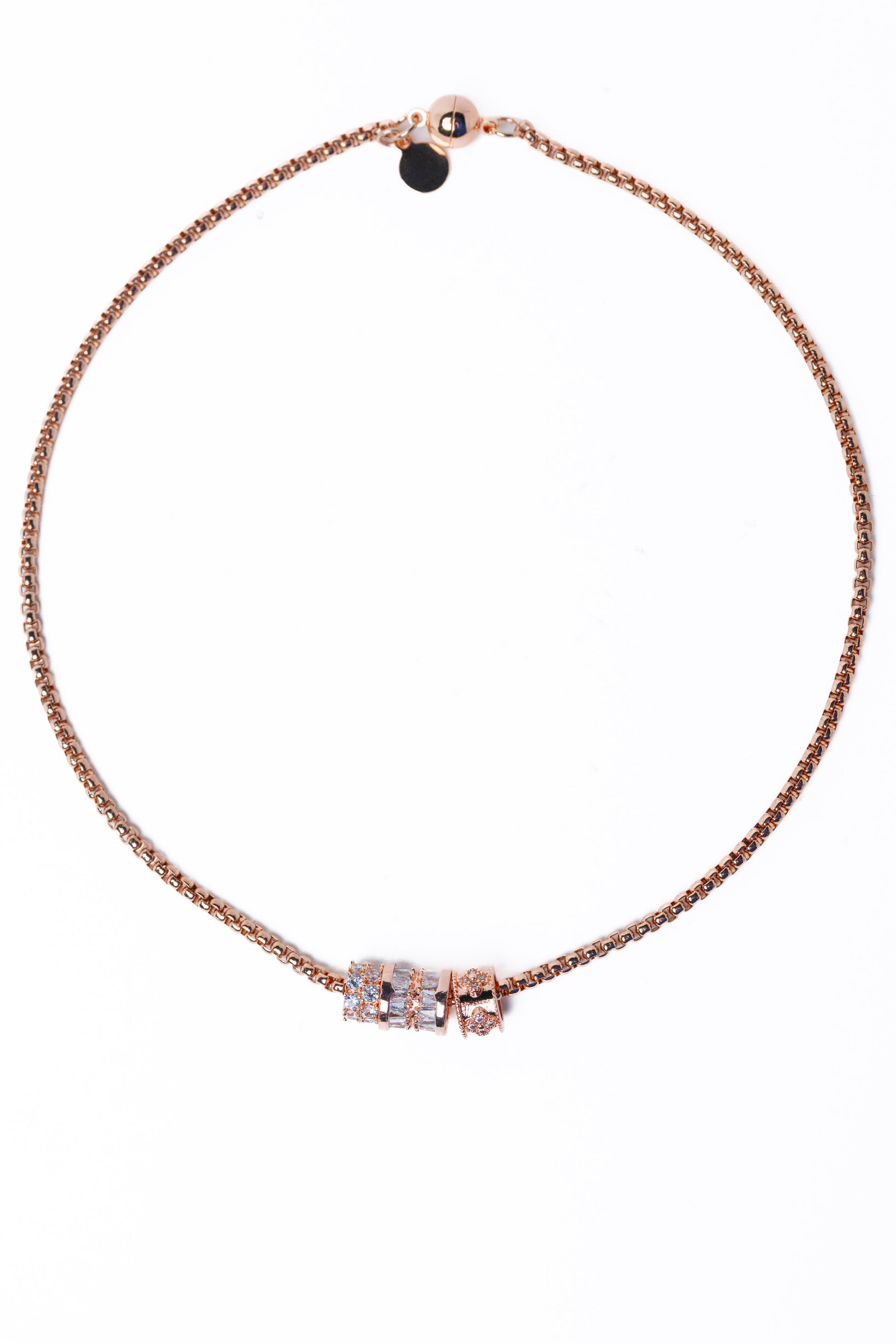 Adriel Necklace - Toffee Rose