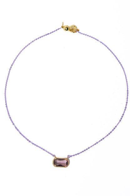 Anne Necklace - Lilac Mist