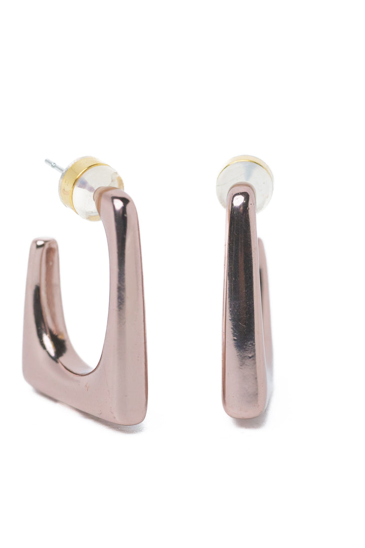 Lena Earrings - Metallic Platinum