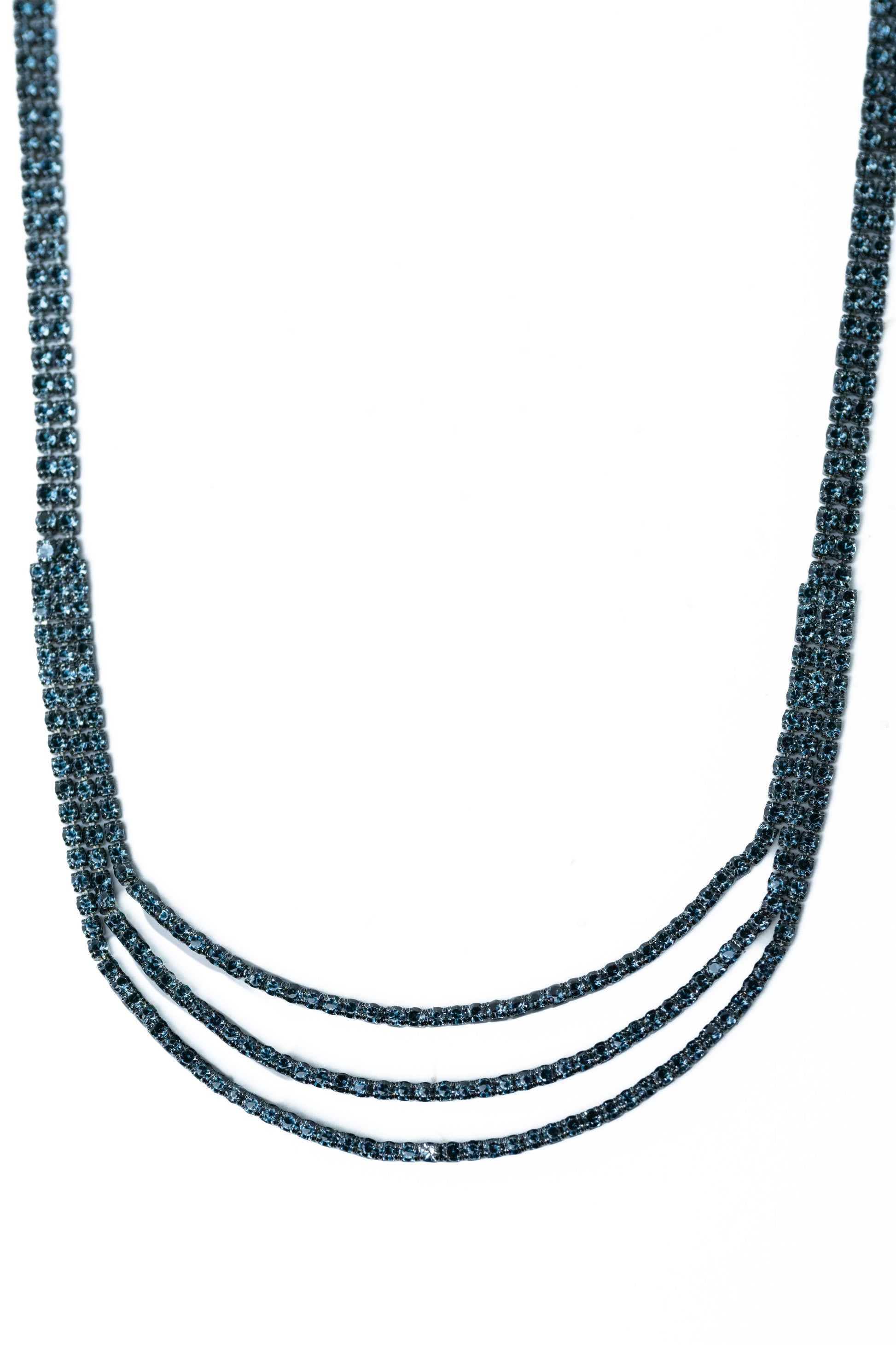 Twin Spark Necklace - Metallic Milky Way