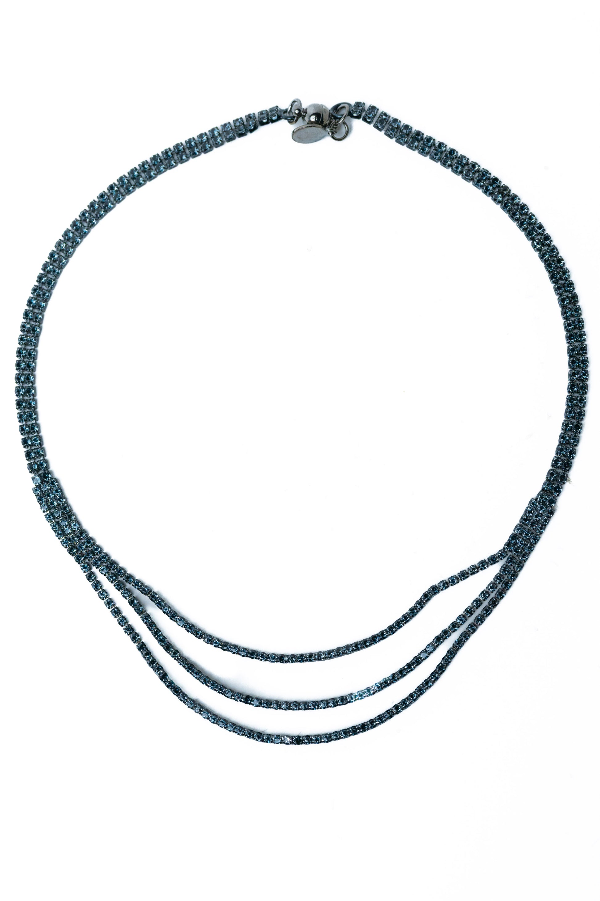 Twin Spark Necklace - Metallic Milky Way