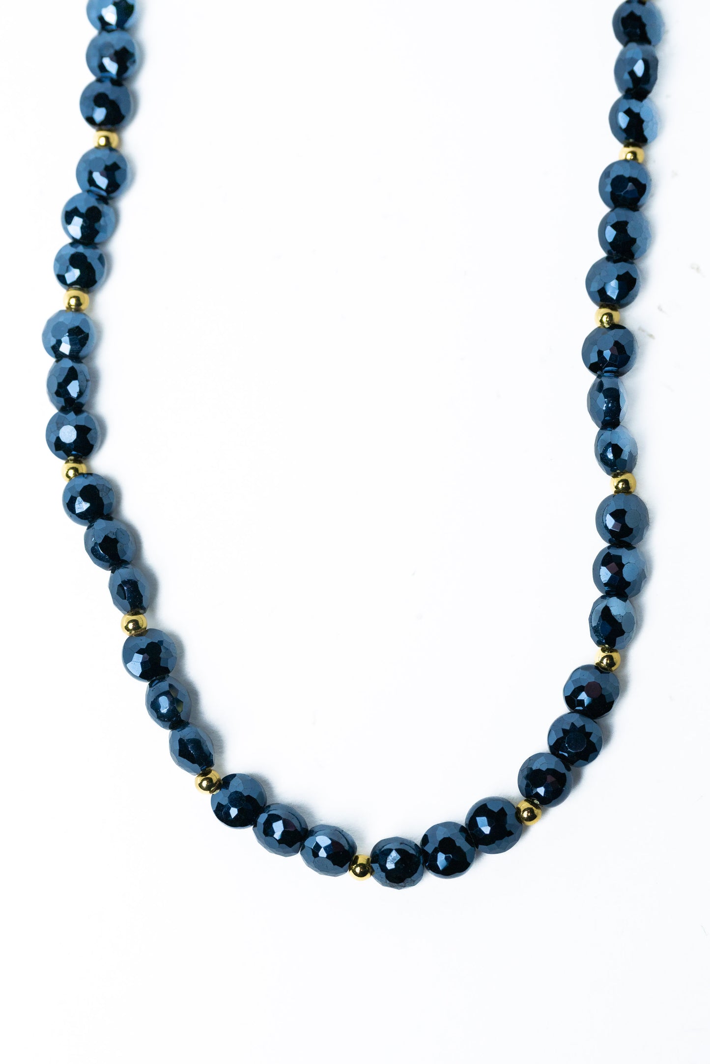 Glimmering Midnight Necklace - Metallic Midnight